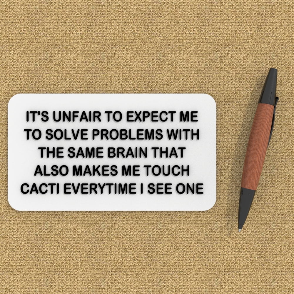 Clever Contraption Funny Sign | People Expect Me to Solve My Problems ...