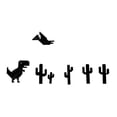 thumbnail image 1 of Clever Contraption Google Chrome No Internet Desk Art – 3D Printed Dinosaur, Bird, and 5 Cactus Set – Fun Wall or Office Decor, 1 of 8