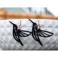 thumbnail image 1 of Clever Contraption Hummingbird Dangle Earrings – Cute Nature Jewelry for Teens and Adults, 1 of 2
