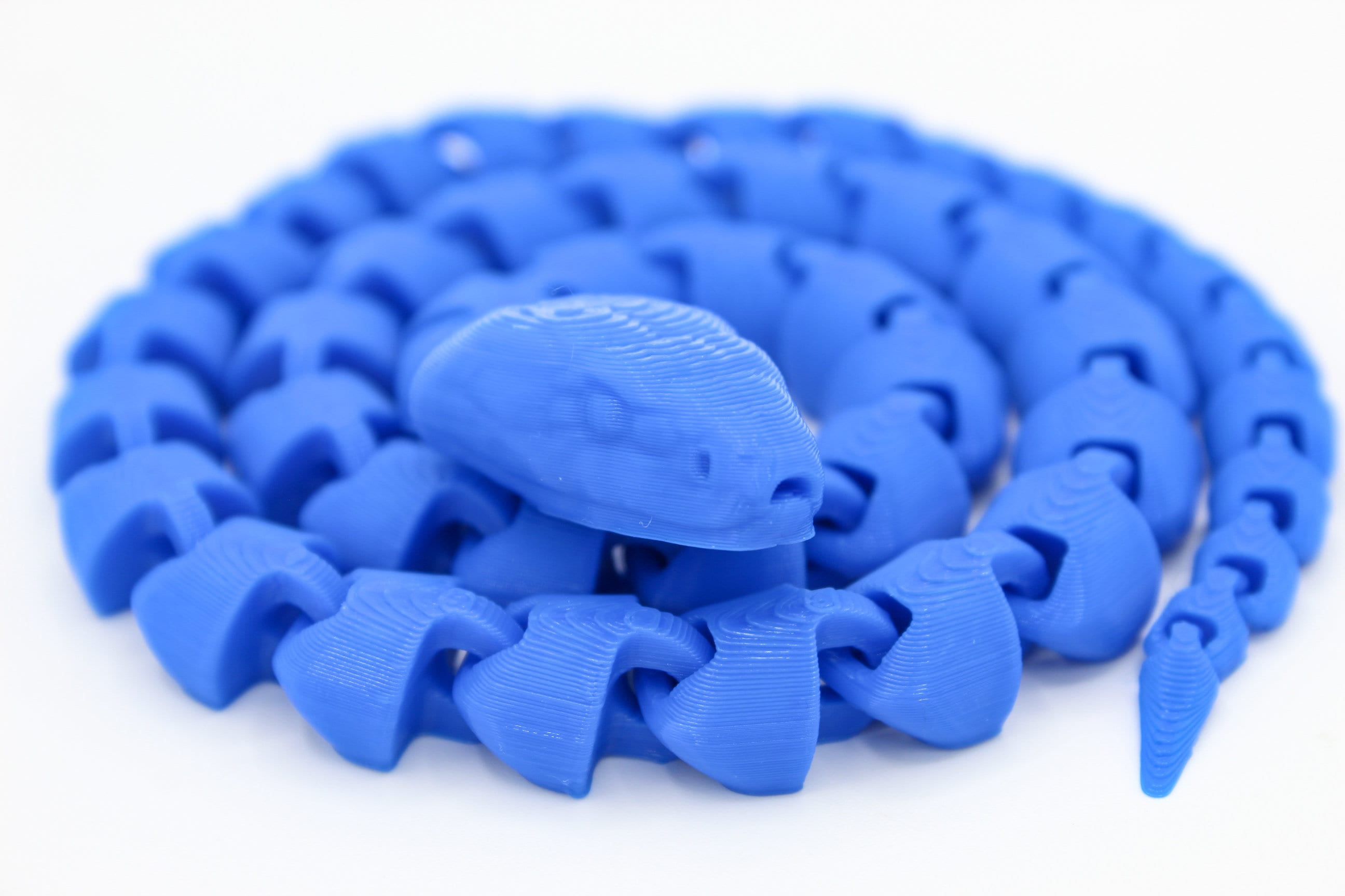 Clever Contraptions Jumbo Articulated Snake Desk Fidget | Flexible ...