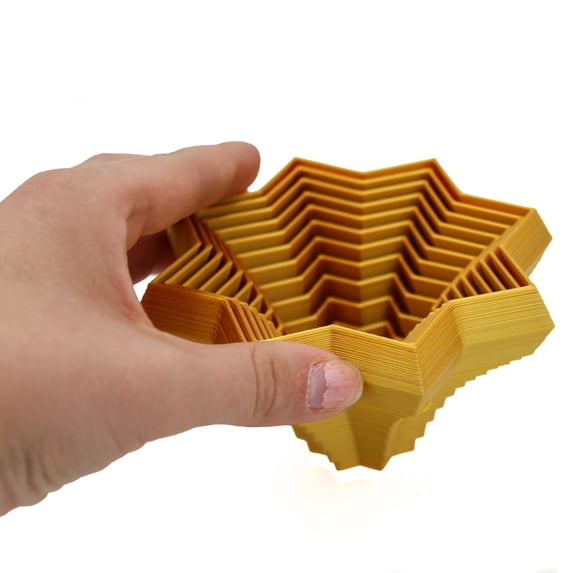 Clever Contraptions Jumbo Fidget Star Magic - Flexible Articulating Fidget