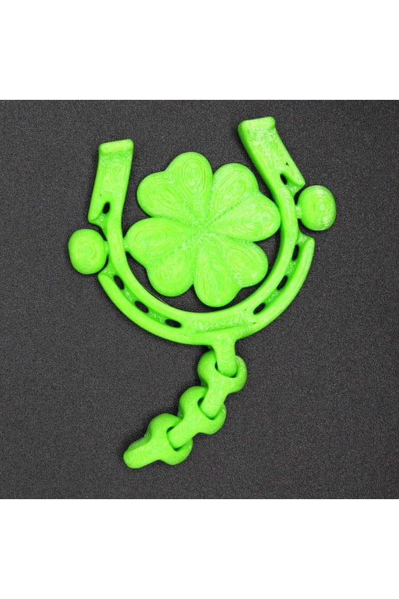 Clever Contraption Lucky Charm Fidget Keychain – Pocket-Sized Stress Relief (Mini Size)
