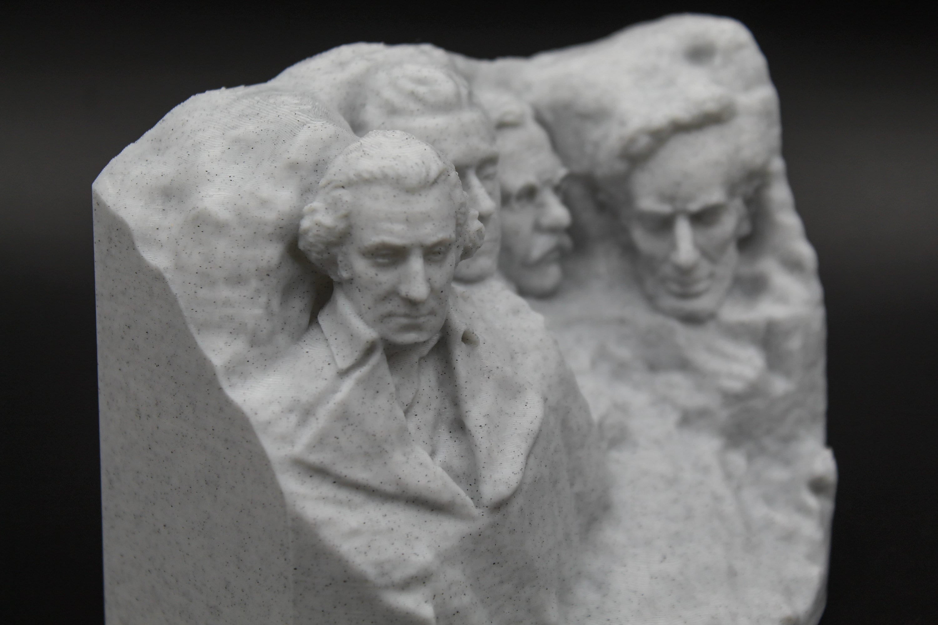 Clever Contraption Mount Rushmore Statue – 3D Printed National Monument ...