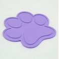 thumbnail image 1 of Clever Contraption Paw Print Coaster Set | Dog & Cat Footprint Design (Set of Two), 1 of 9
