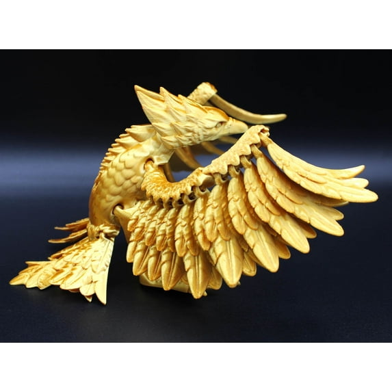 Clever Contraption Phoenix Fidget | Articulated PLA Plastic | Focus & Relaxation Aid