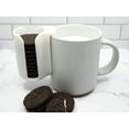 thumbnail image 1 of Clever Contraption Snack Cup Holder Caddy Set | Fits Oreo & Chips Ahoy | Brown | Round | Set of 2 | For Car or Desk Use, 1 of 8