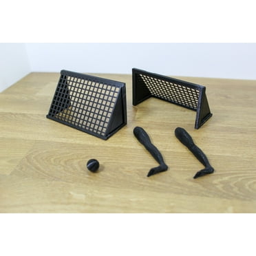 Clever Contraption Tabletop Soccer Game Set | Portable Handheld Mini Foosball Game for All Ages