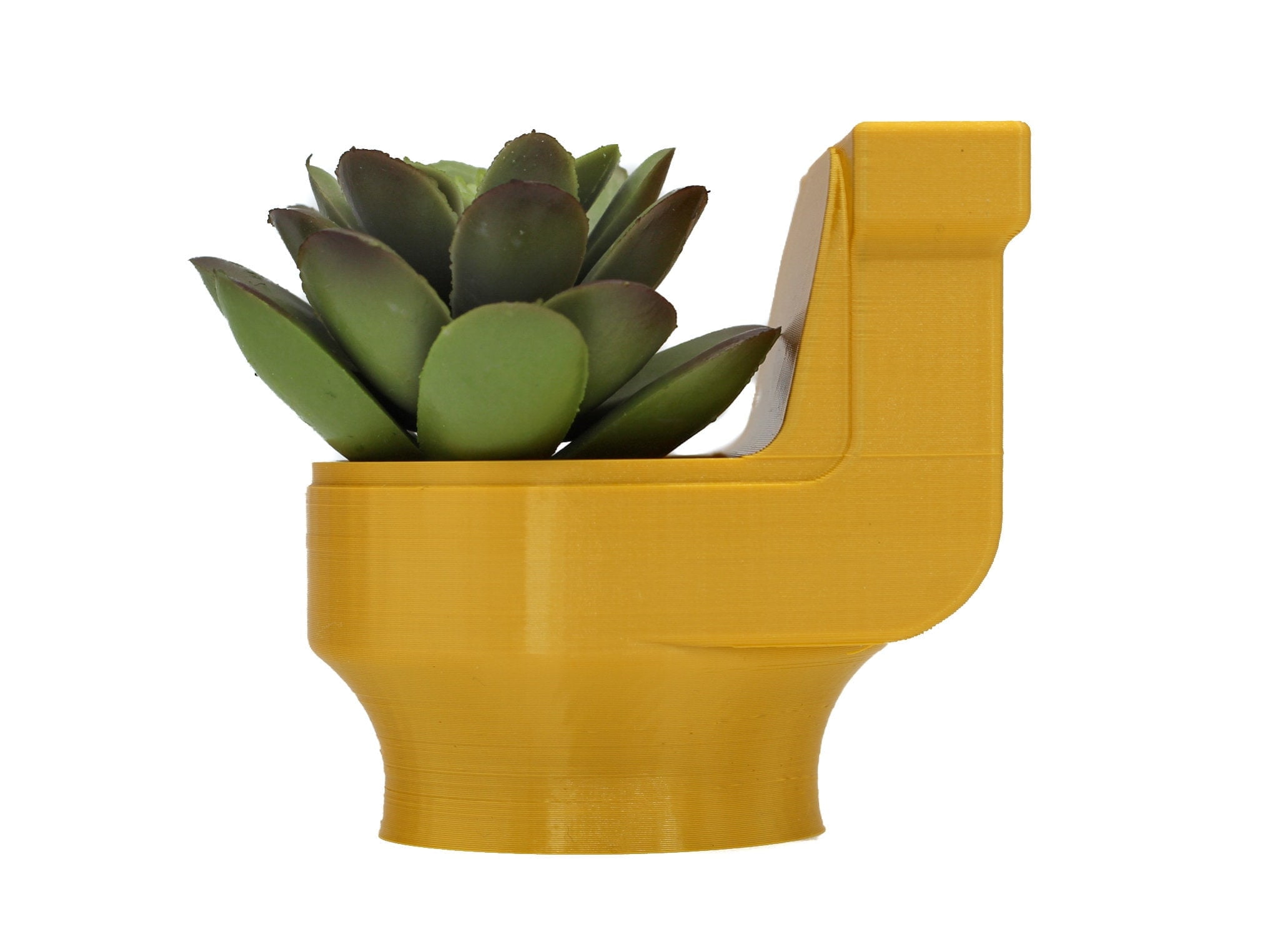 Clever Contraption Toilet Succulent Planter – Small Novelty Vase, 3D ...