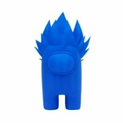 Clever Contraption Vegeta Among Us Figurine   Blue Color, 3D Printed Desk Statue, Crossover Collectible