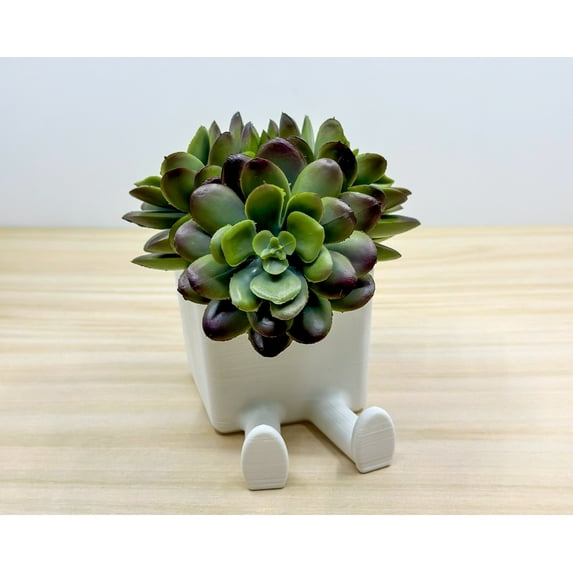 Clever Contraptions LEGGI Sitting Succulent & Cactus Planter Pot – Small