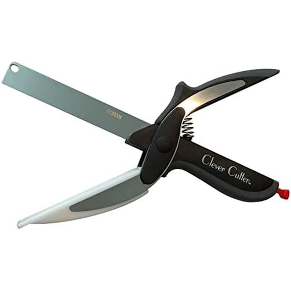 Clever Cutter 2-in-1 Knife & Cutting Board- The Original Quickly Chops Your Favorite Fruits, Vegetables, Meats, Cheeses & More in Second, Replace your Kitchen Knives and Cutting Boards