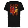 thumbnail image 1 of Clever Devil Graphic T-Shirt Men -Image by Shutterstock, Male 3X-Large, 1 of 2