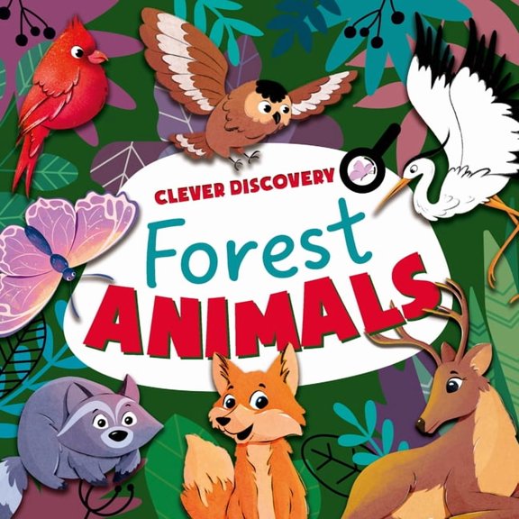 Clever Discovery Forest Animals, (Board Book)