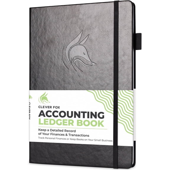 Clever Fox Accounting Ledger Book