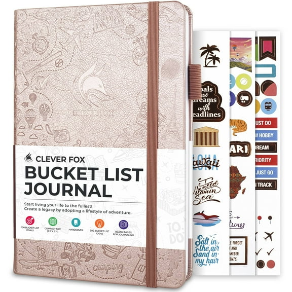 Clever Fox Bucket List Journal