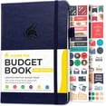 thumbnail image 1 of Clever Fox Budget Book 2.0, Monthly Budget Planner & Expense Tracker, Colored Edition, 5.3" x 7.7", Dark Blue, 1 of 8