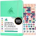 thumbnail image 1 of Clever Fox Budget Planner - Emerald Hardcover, 1 of 4