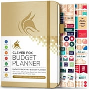 Clever Fox Budget Planner - Gold Hardcover