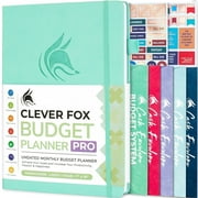 Clever Fox Budget Planner Pro - Financial Organizer + Cash Envelope Budget System. Monthly Finance Journal, Expense Tracker & Personal Account Book. Undated - Start Anytime. (7''x10'') - Mint