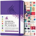 thumbnail image 1 of Clever Fox Budget Planner - Purple Hardcover, 1 of 3