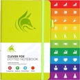 thumbnail image 1 of Clever Fox Dotted Notebook Journal, Neon Yellow, 5'' x 825'', 127 Pages, 1 of 6