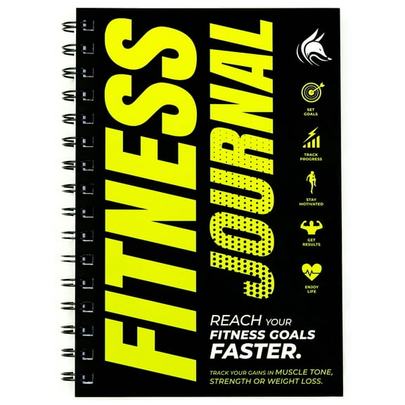 Clever Fox Fitness Journal Workout Log Book