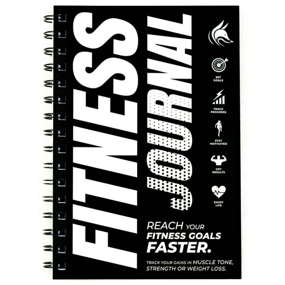 Clever Fox Fitness Journal Workout Log Book