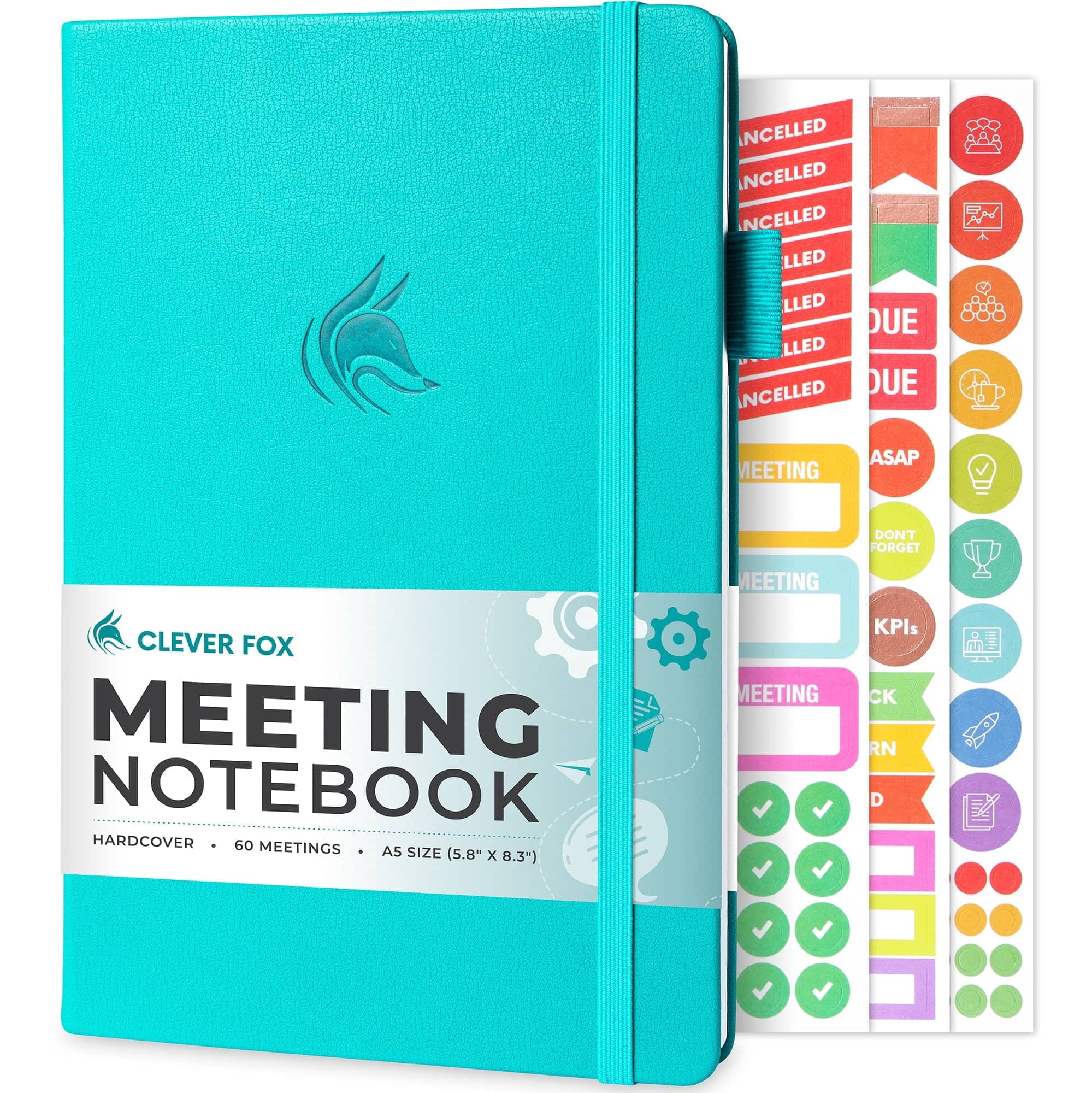 Clever Fox Meeting Notebook