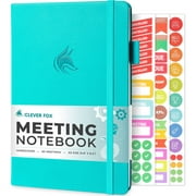 Clever Fox Meeting Notebook