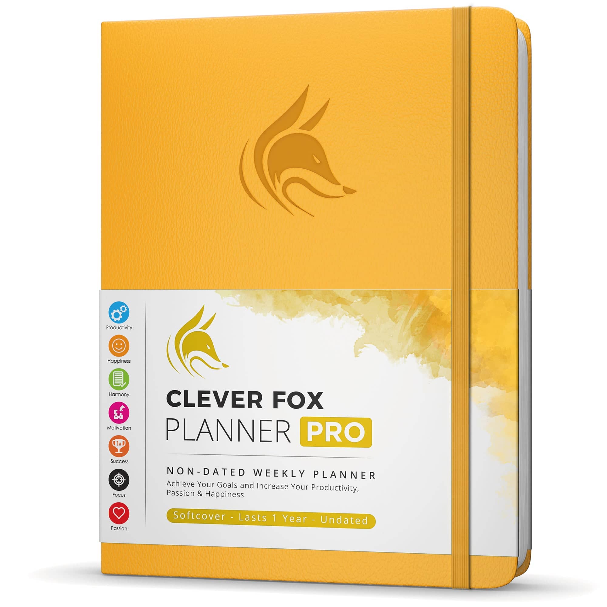 Clever Fox Planner PRO - Amber Yellow - image 1 of 6