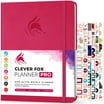 Clever Fox Ultimate Achiever's Goal Planner – Focus & Productivity 90 Day Journal. Undated Daily Weekly Monthly Planner Organizador Y Cuaderno Horario – Tapa Dura, Tamaño A5, Azul Marino