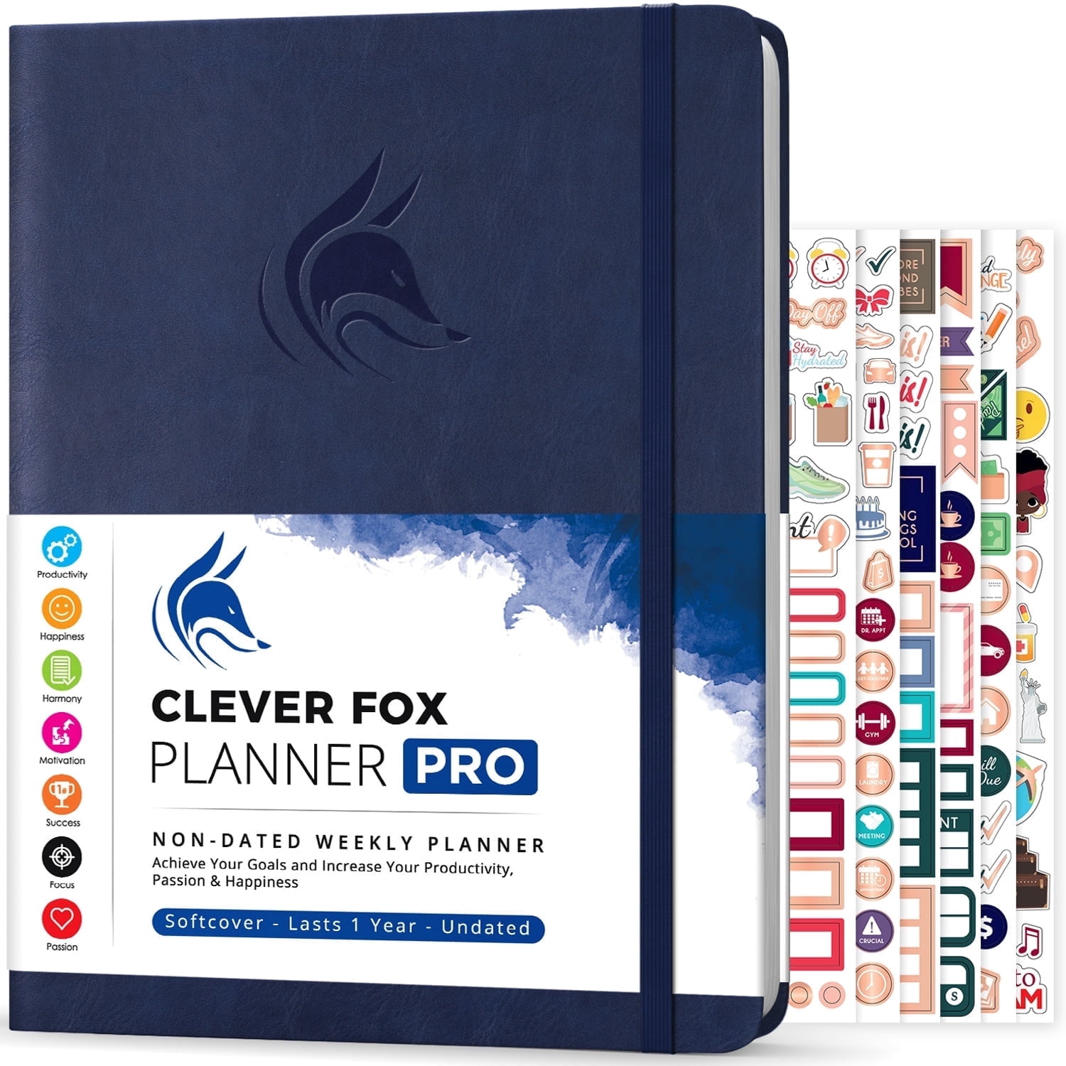 Clever Fox Planner Pro – Dark Blue