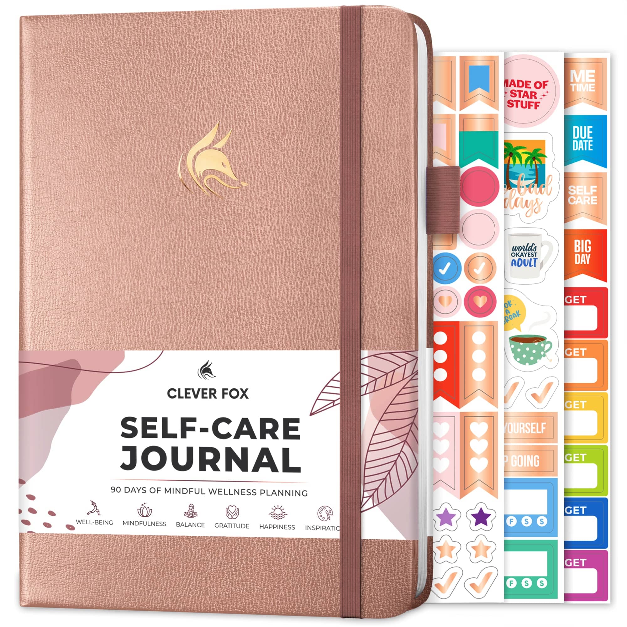 Clever Fox Self-Care Journal - image 1 of 7