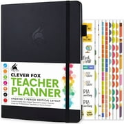 Clever Fox Teacher Planner - Black