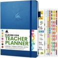 thumbnail image 1 of Clever Fox Teacher Planner - Mystic Blue, 1 of 7