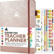 Clever Fox Teacher Planner - Rose Gold