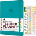 thumbnail image 1 of Clever Fox Teacher Planner - Turquoise, 1 of 7