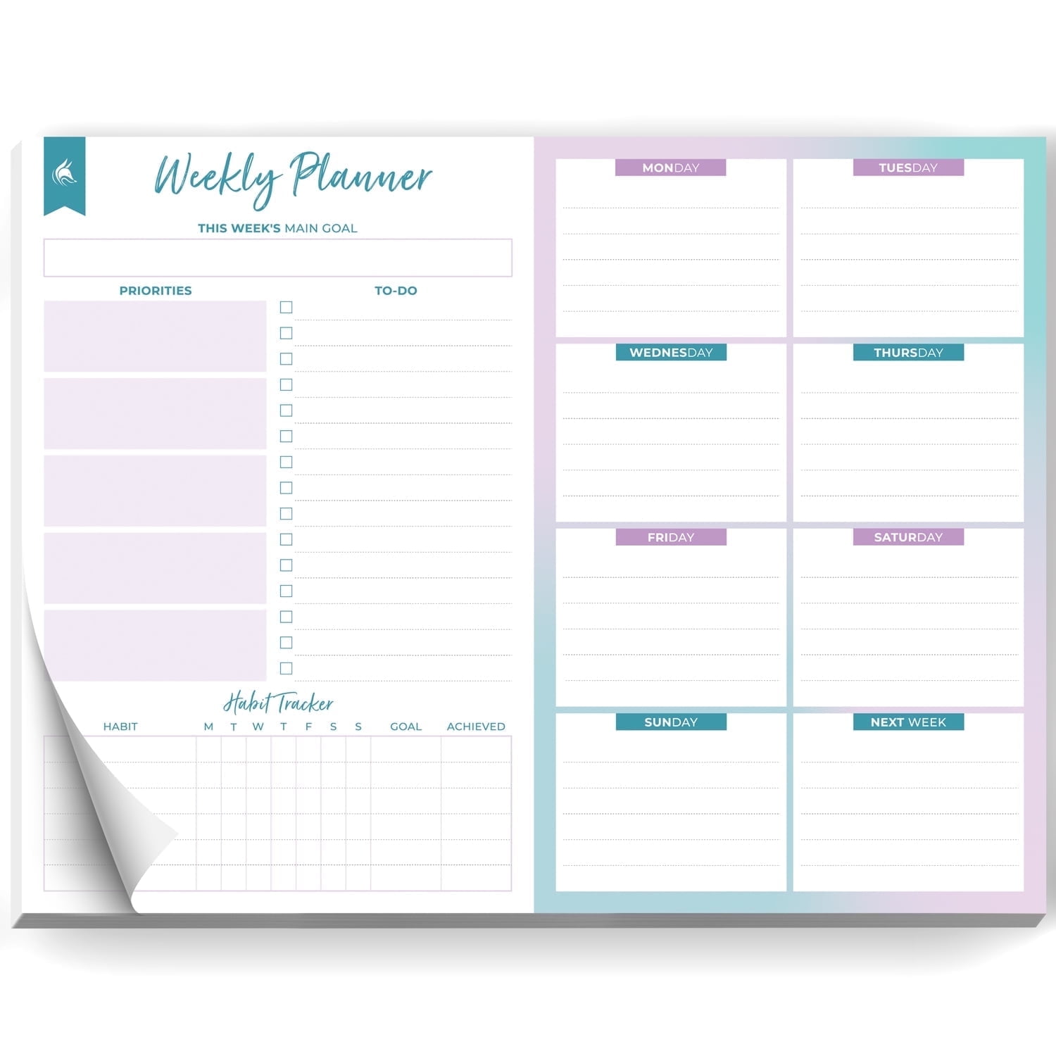 CF Weekly Desk Planner - Walmart.com