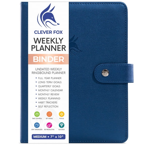 Clever Fox Weekly Planner Binder & Appointment Book