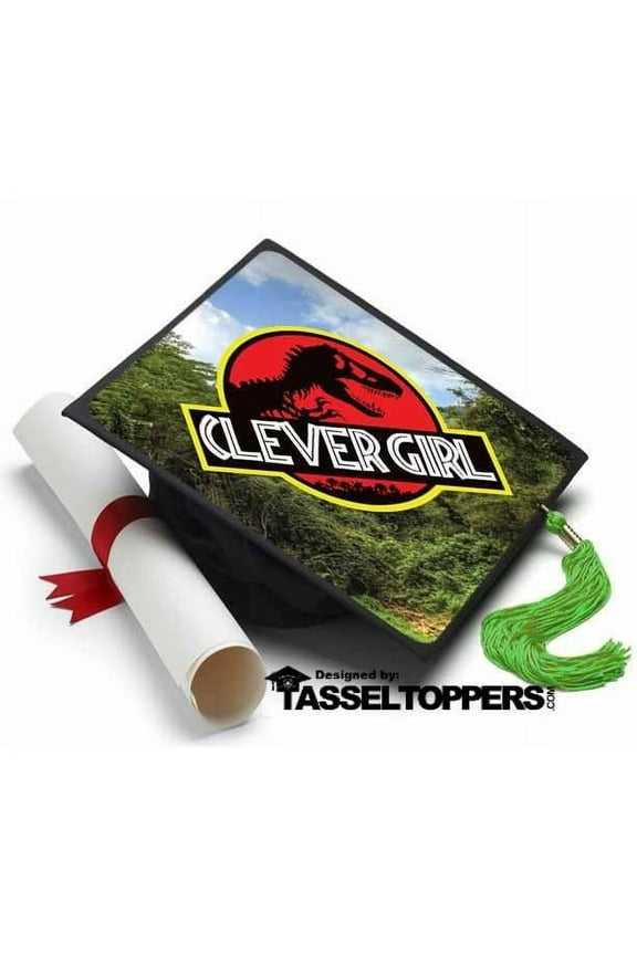 Clever Girl Grad Cap Tassel Topper