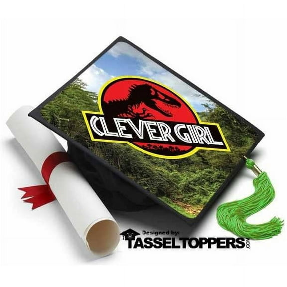Clever Girl Grad Cap Tassel Topper