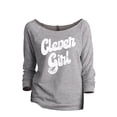 thumbnail image 1 of Clever Girl Women's Fashion Slouchy 3/4 Sleeves Raglan Sweatshirt Sport Grey Large, 1 of 3