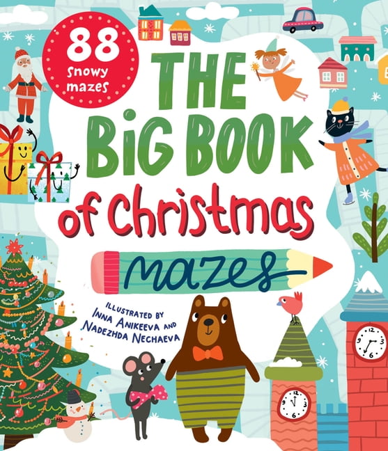 Clever Mazes The Big Book of Christmas Mazes, (Paperback)