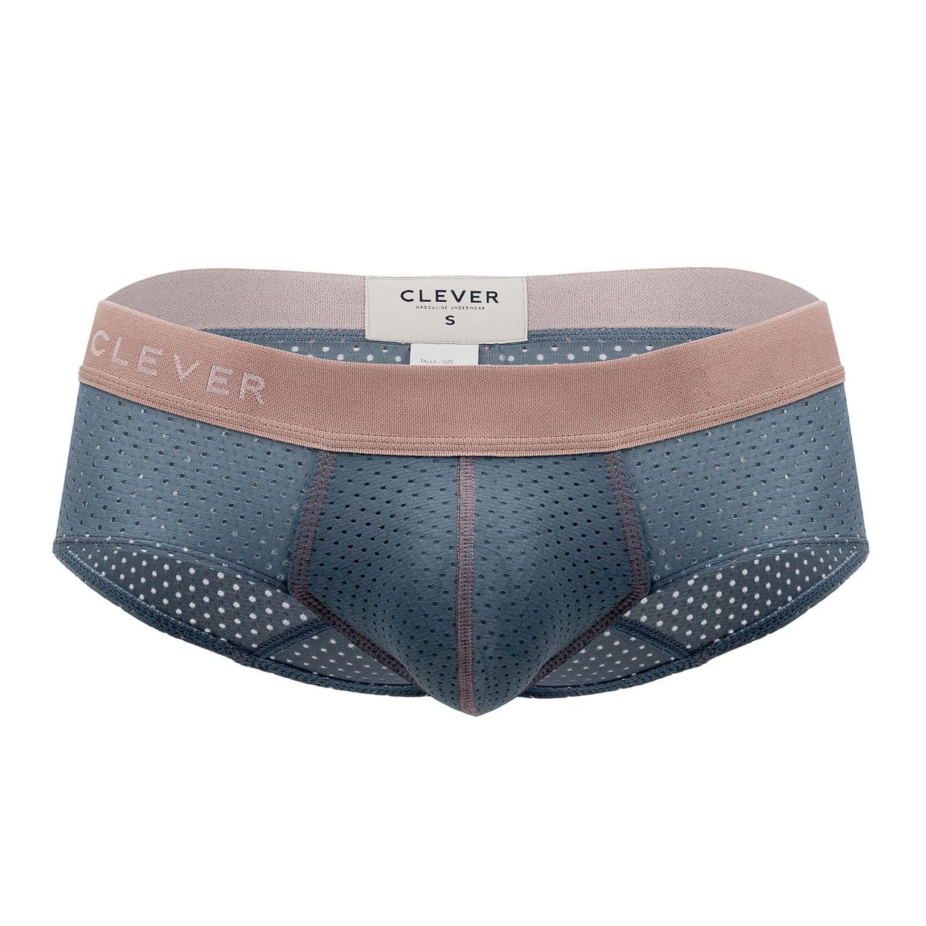 Clever Moda 0949 Line Briefs Color Gray Size L