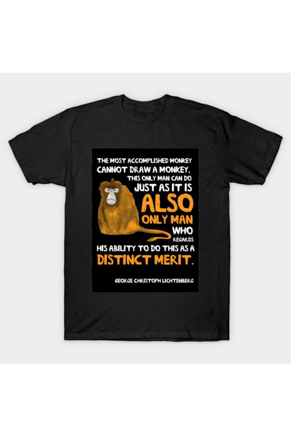 Clever Monkey Smart Primate Animal Retro Vintage Style Top Unisex T-Shirt, for men & women, up to size 5XL