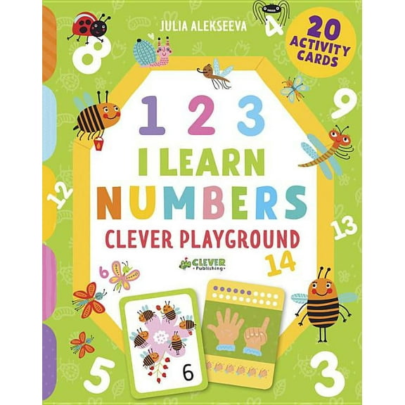 Clever Playground: Learn Numbers : A Lift-the-Flap Book (Board book)