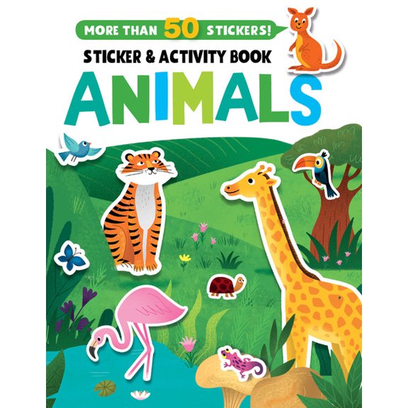 Clever Sticker & Activity: Animals Stickers and Activity Book (Paperback)