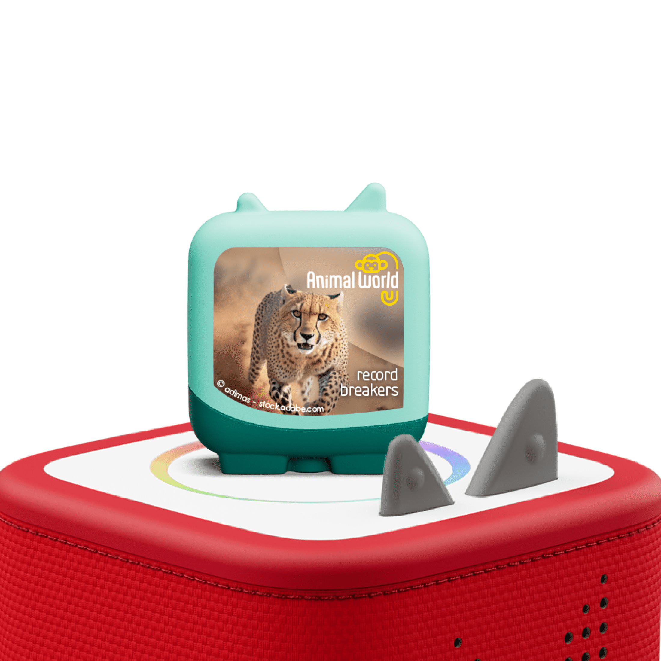 tonies Animal World: Record Breakers Clever Set, 4 Pack, Age Group 5+
