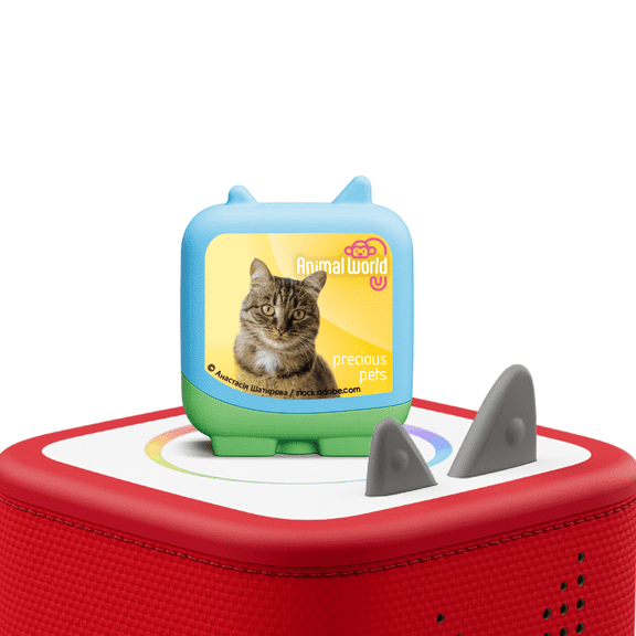 tonies Animal World - Precious Pets Clever Set, 4 Pack, Age Group 5+