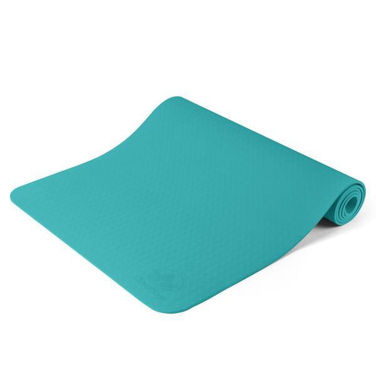 Clever Yoga BetterGrip TPE 6mm Yoga Mat, Mint Leaf Green 